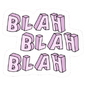 Blah blah