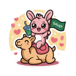Girl Labubu Sticker (250x250)