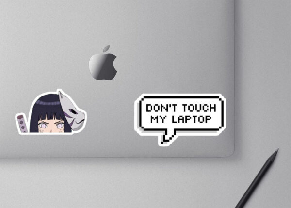 close laptop mockup(don't touch + anime)