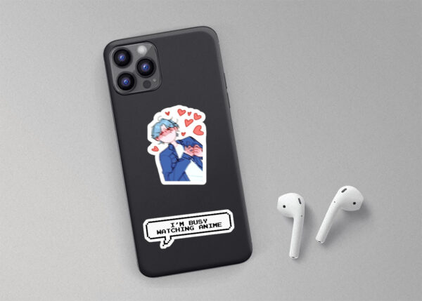 phone case mockup(korean + anime)