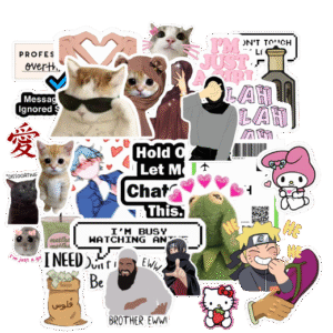 pack of 30 stickers